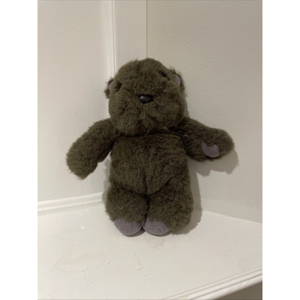 DISNEY 8" VINTAGE STAR WARS BROWN PAPLOO EWOK STUFFED ANIMAL PLUSH DISNEYLAND